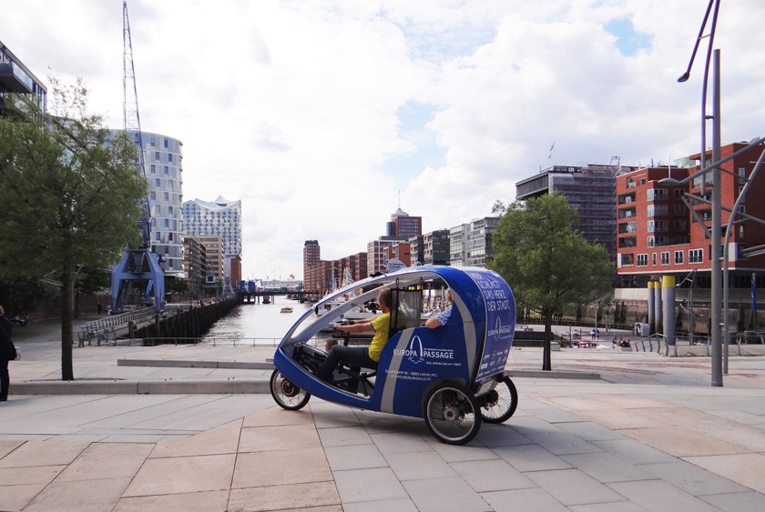 10 % Rabatt: Fahrradtaxi – Rikscha-Tour